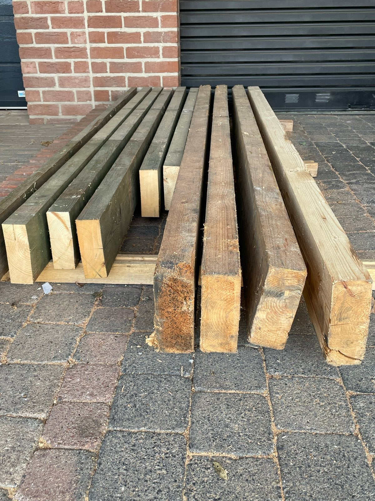 Balken diverse maten, Doe-het-zelf en Verbouw, Hout en Planken, Ophalen, 200 tot 250 cm, 50 mm of meer, Balk
