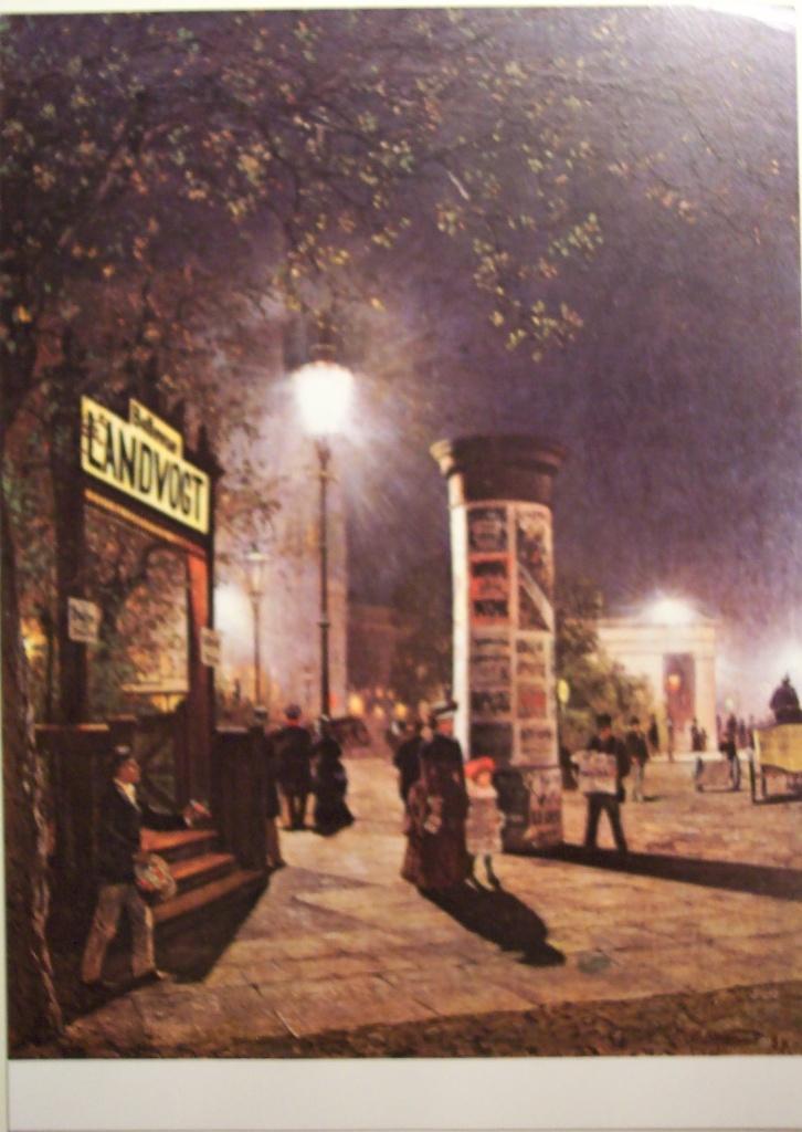 Postkarte Postwagen am Potsdammer Platz, Ophalen of Verzenden, Ongelopen, Duitsland