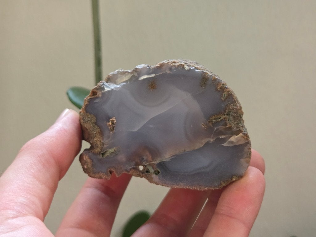 Agaat grijs, Ophalen of Verzenden, Mineraal