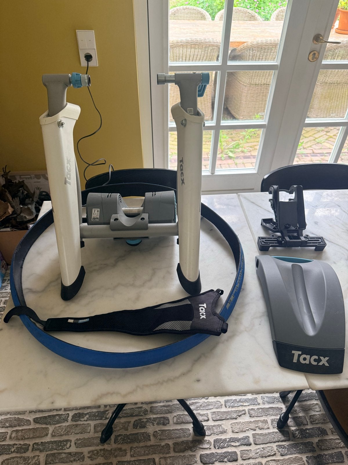 TACX VORTEX SMART T2180 FIETSTRAINER, Gebruikt, Ophalen of Verzenden, Metaal, Benen