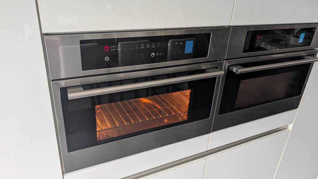 Boretti BPO45IX inbouwoven 45cm, Ophalen, Gebruikt, 60 cm of meer, Oven met grill