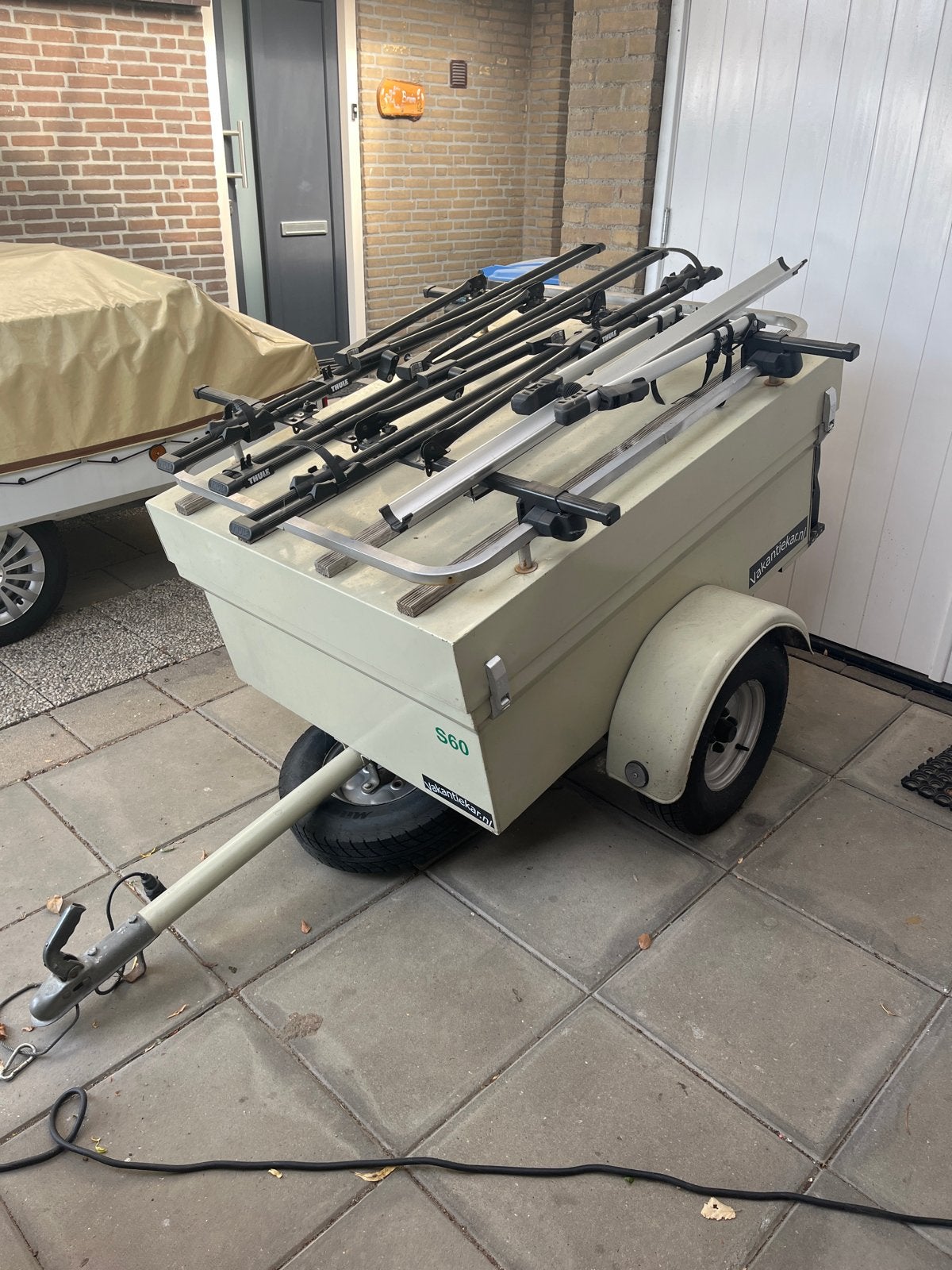 Saris aanhanger bagagewagen, Ophalen, Gebruikt