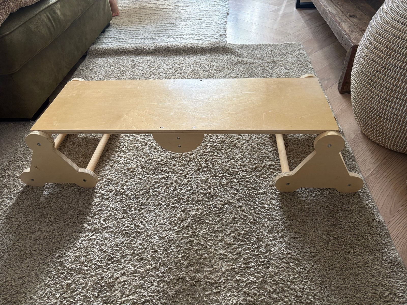 Houten balansbord / wobbelboard voor kinderen, Ophalen, Zo goed als nieuw, Ontdekken