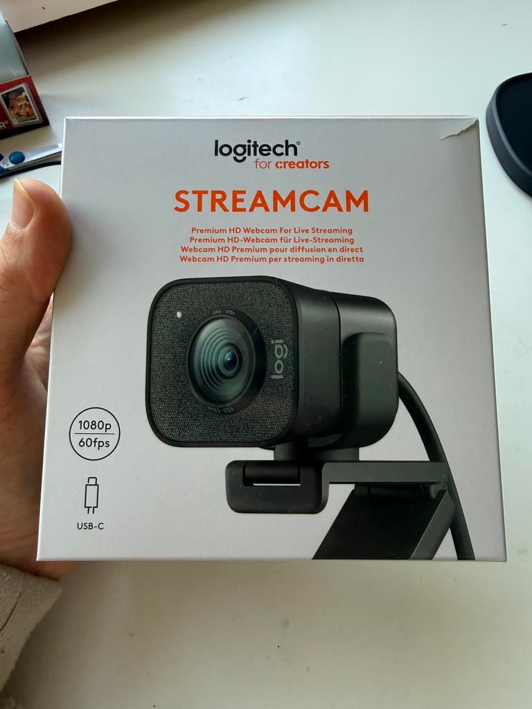 Logitech Stream Cam USB-C, Ophalen of Verzenden, Zo goed als nieuw