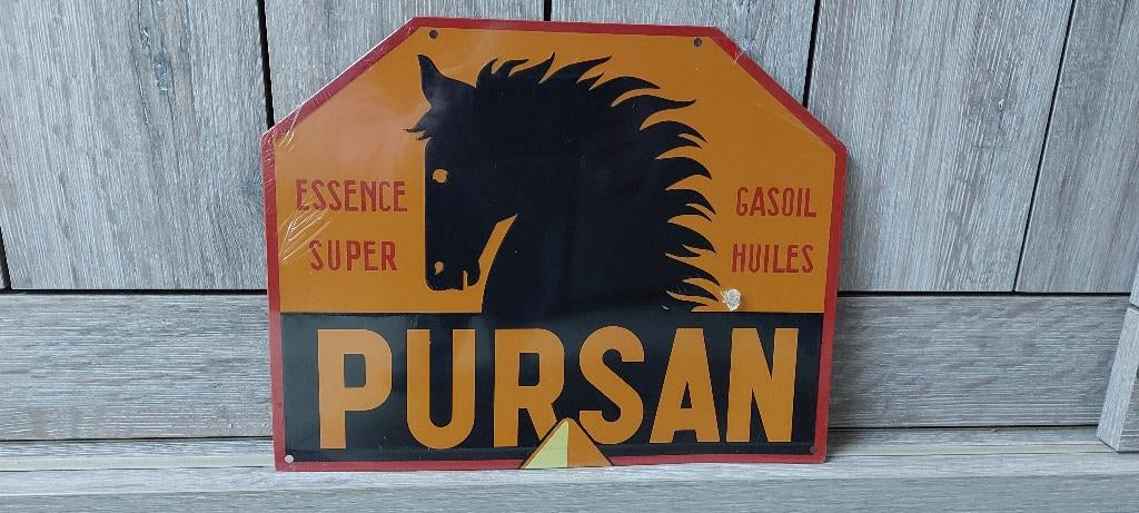 Reclamebord Pursan auto olie, Ophalen of Verzenden, Nieuw, Auto's