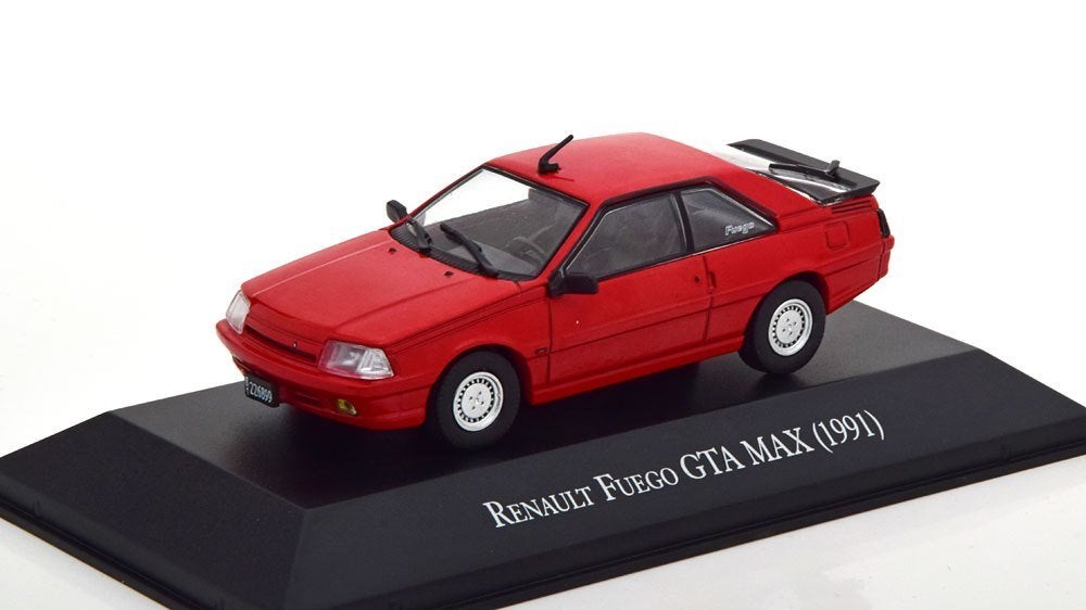 Atlas 1:43 Renault Fuego GTA Max 1991 rood in blisterverpak, Overige merken, -, Nieuw, Ophalen of Verzenden
