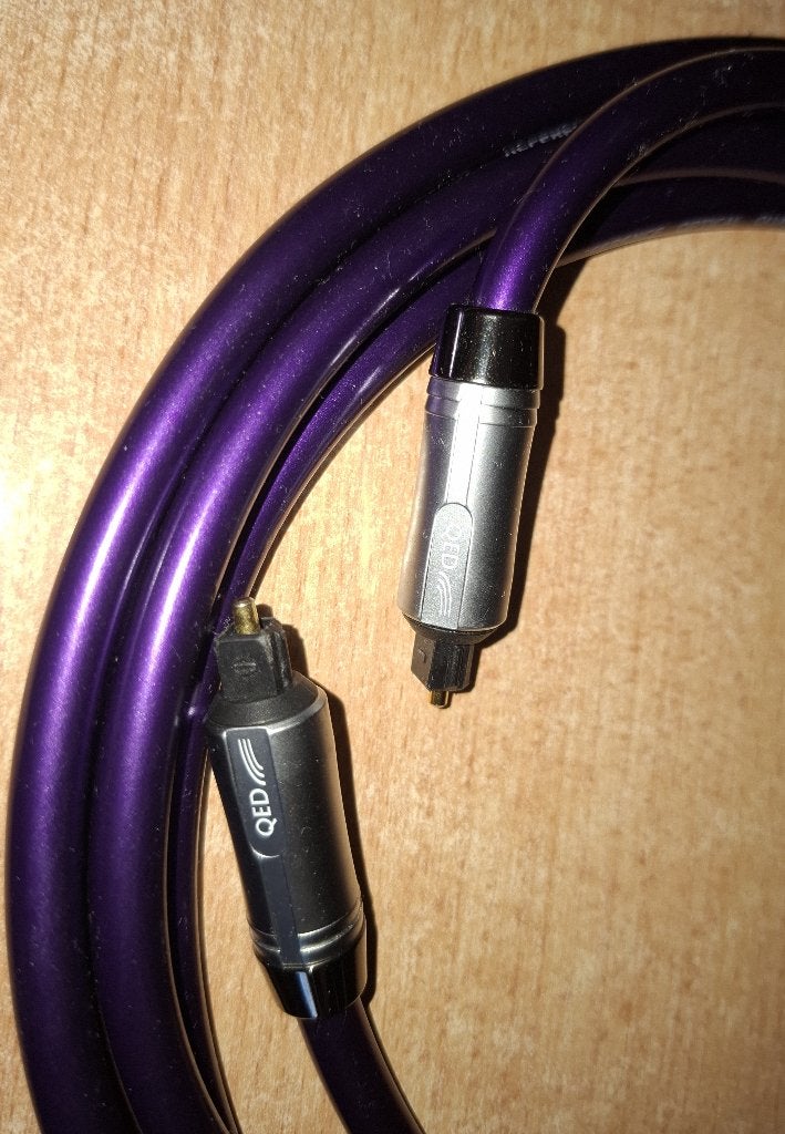 QED Optical Reference Quarz digitale kabel 3m., Audio, Tv en Foto, Ophalen of Verzenden, Zo goed als nieuw, 2 tot 5 meter, Optische kabel