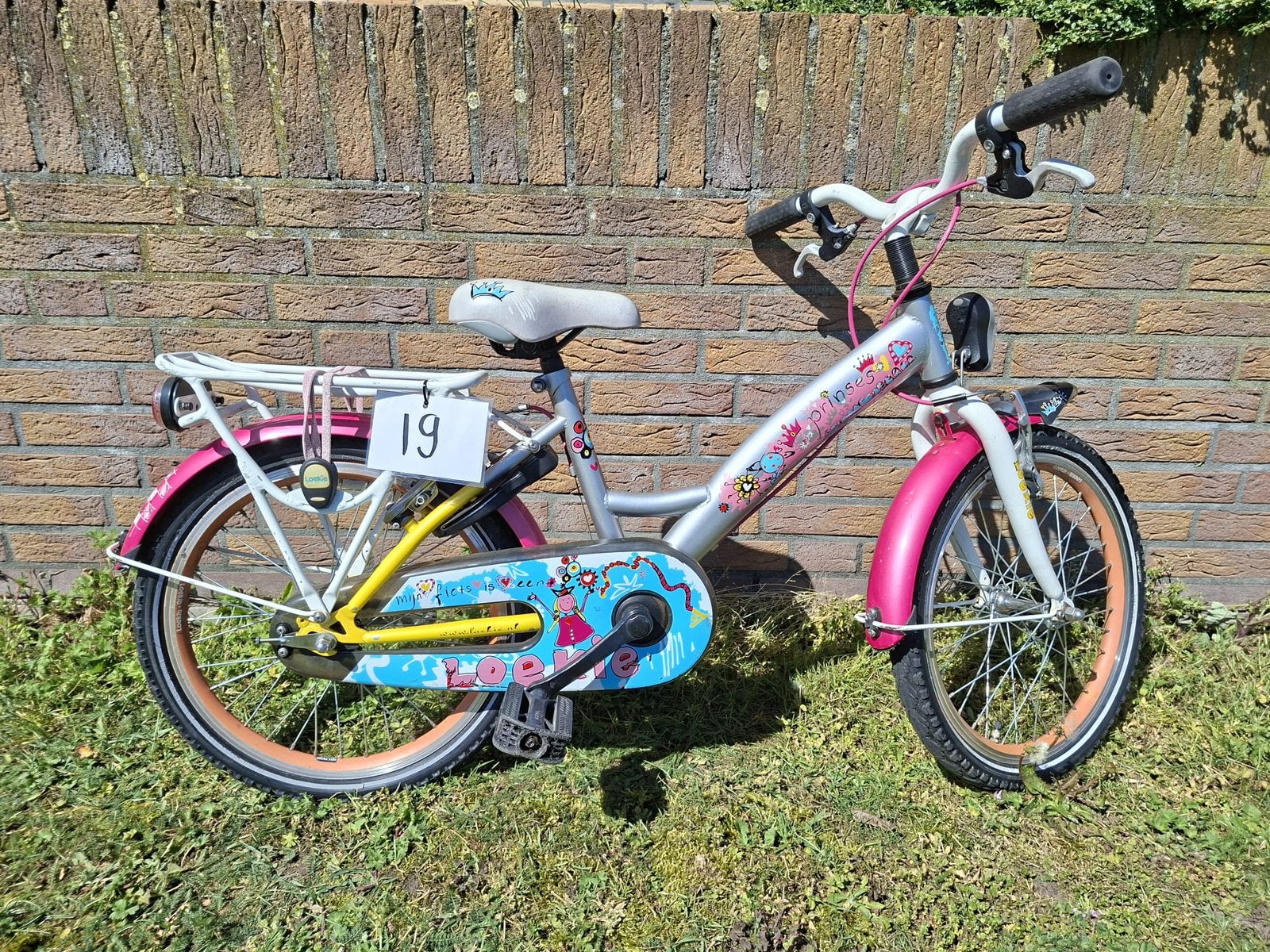 Kinderfiets 18 inch, Fietsen en Brommers, Fietsen | Meisjes, Ophalen, Zo goed als nieuw, 18 inch