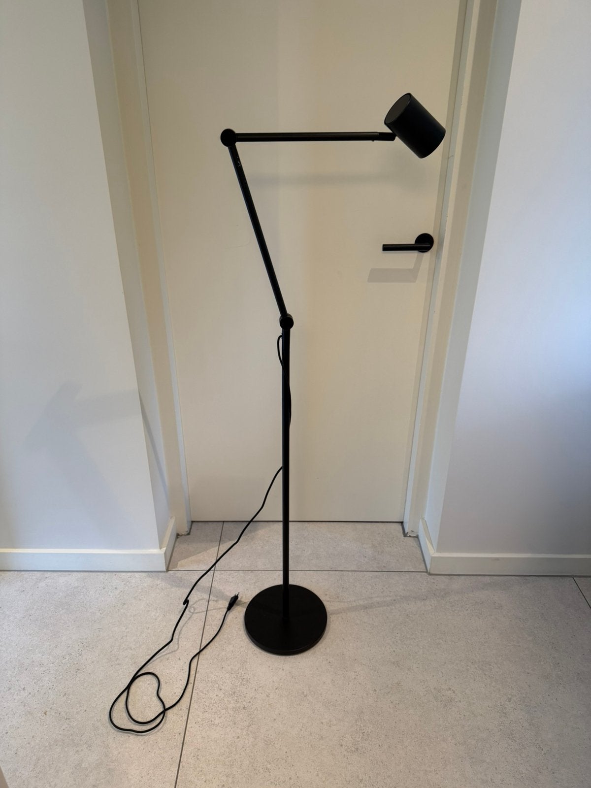 Ikea Nymåne staande leeslamp, Huis en Inrichting, Lampen | Vloerlampen, Ophalen, Zo goed als nieuw, 150 tot 200 cm