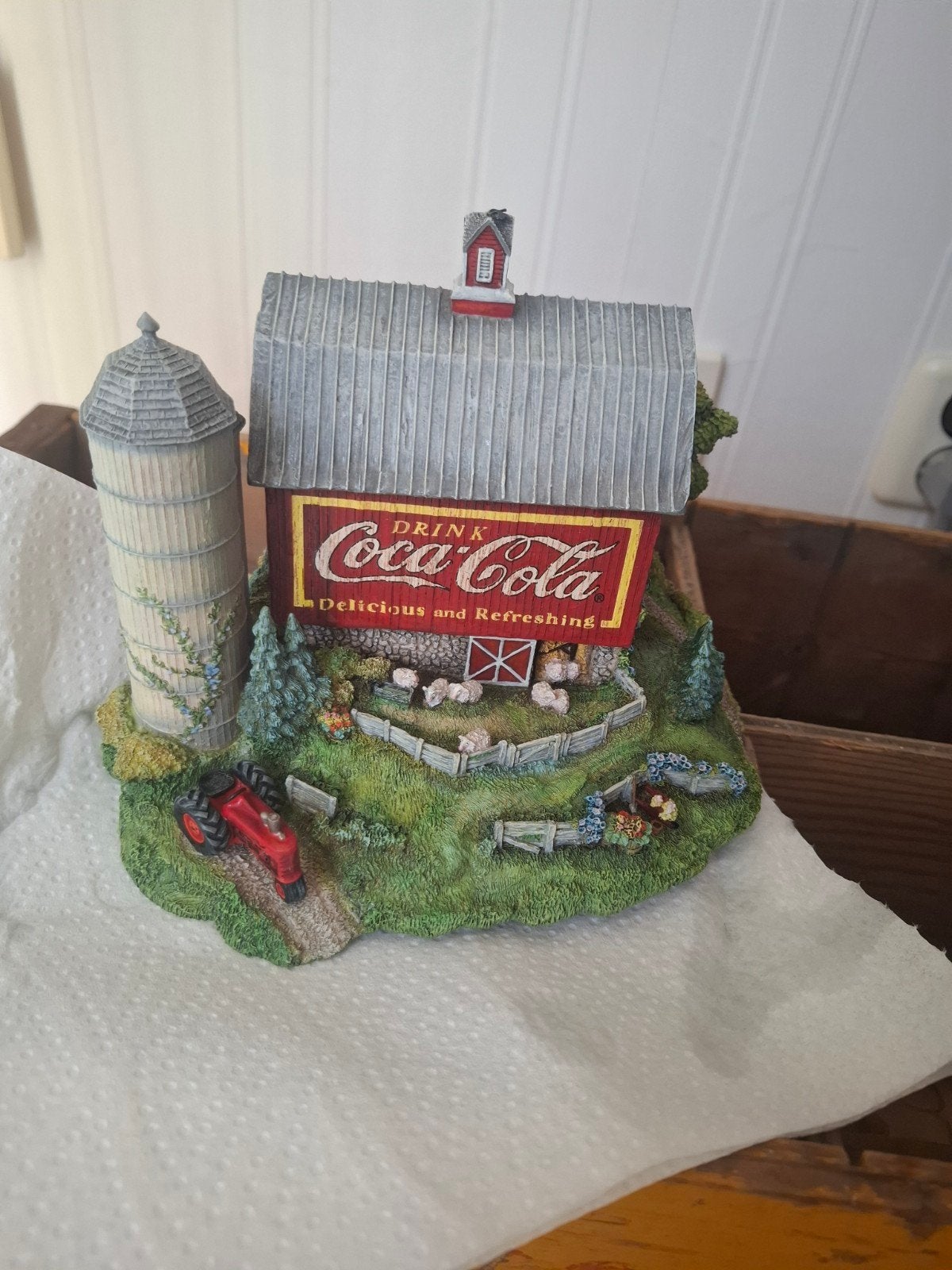 Coca-Cola Rural Refreshment miniatuur boerderij, Ophalen of Verzenden, Zo goed als nieuw, Overige typen