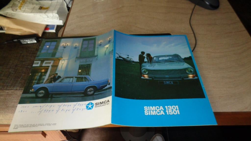 Folder  SIMCA  1301-1501  ,  1978, Verzenden, Gelezen, Overige merken