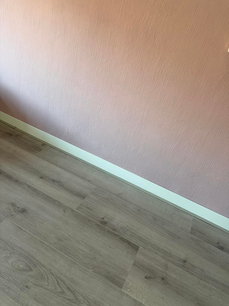 14,4 meter MDF plinten RAL9010 9x90, Ophalen, Nieuw, Mdf, 250 cm of meer