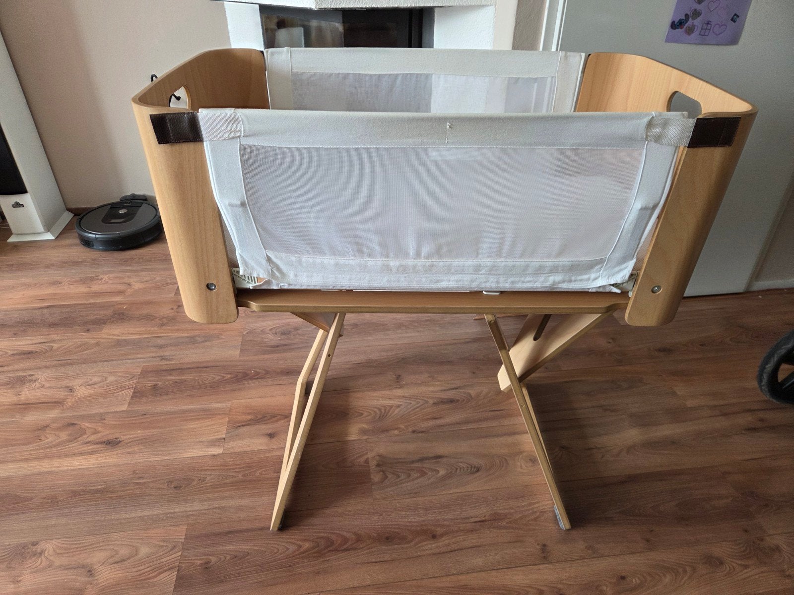 Bednest co sleeper - Natuurlijk Hout, Kinderen en Baby's, Babywiegjes en Ledikanten, Ophalen, Zo goed als nieuw, Wieg