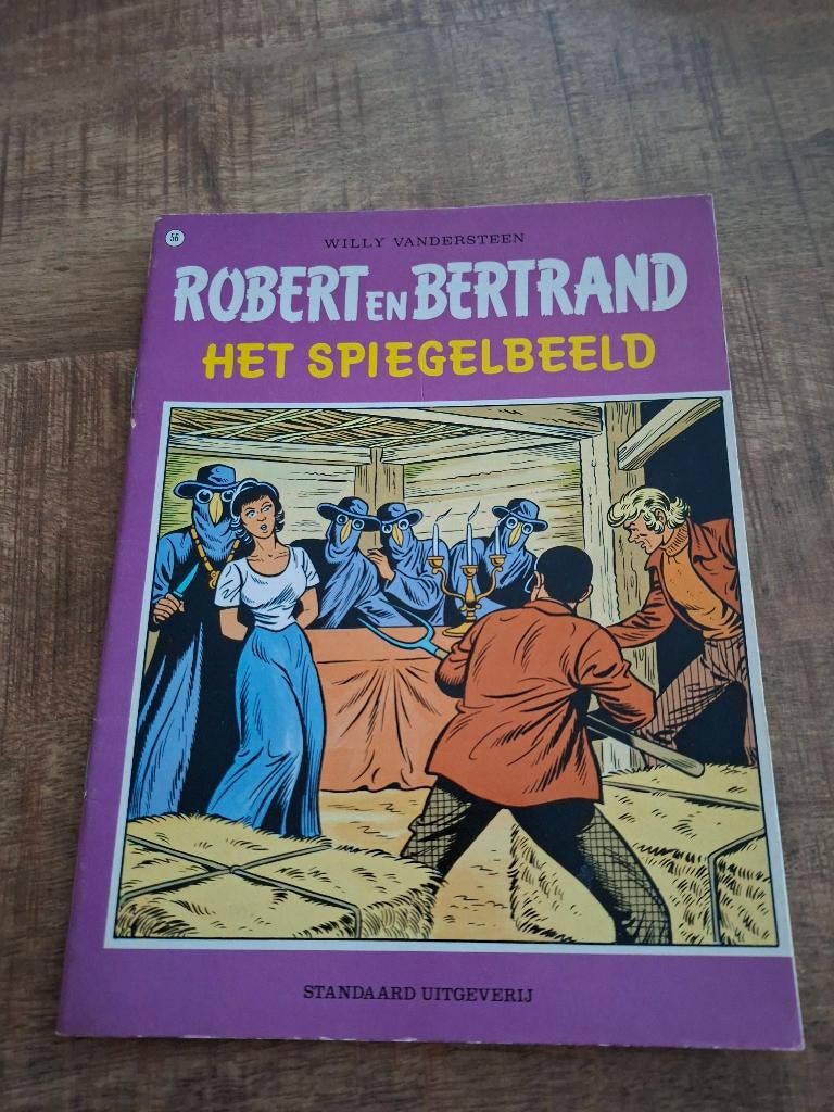 Robert en Bertrand 56 – Het spiegelbeeld, Boeken, Eén stripboek, Ophalen of Verzenden, Zo goed als nieuw
