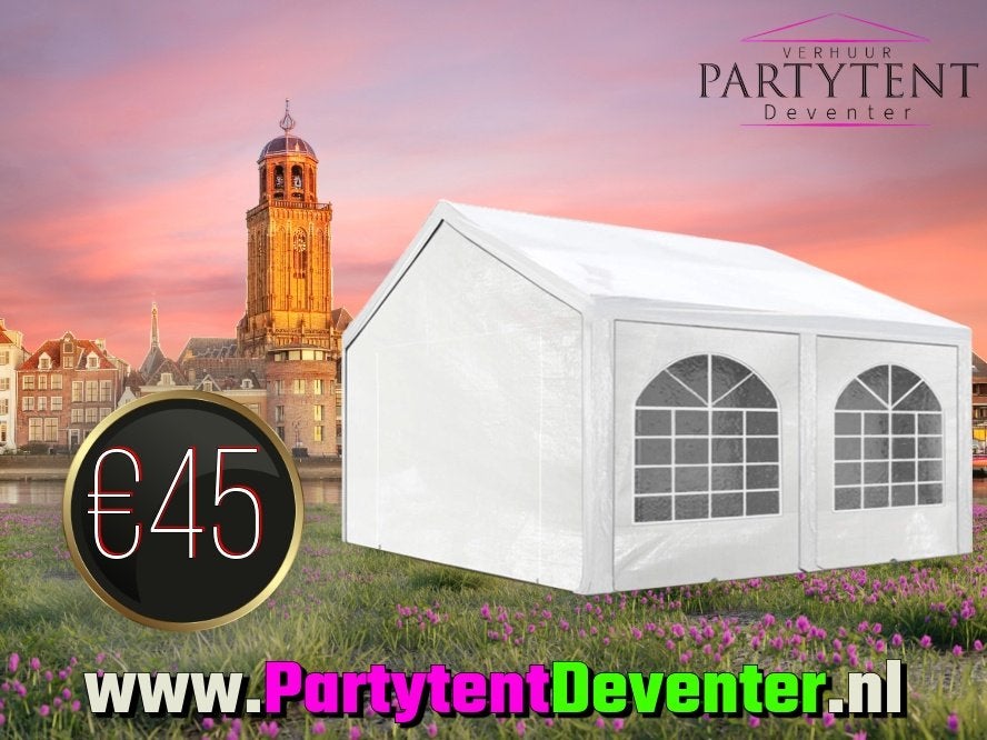 Feestje! Party tent tehuur 4x3 + evt statafels/ heaters etc., Hobby en Vrije tijd, Ophalen, Nieuw, Verjaardag