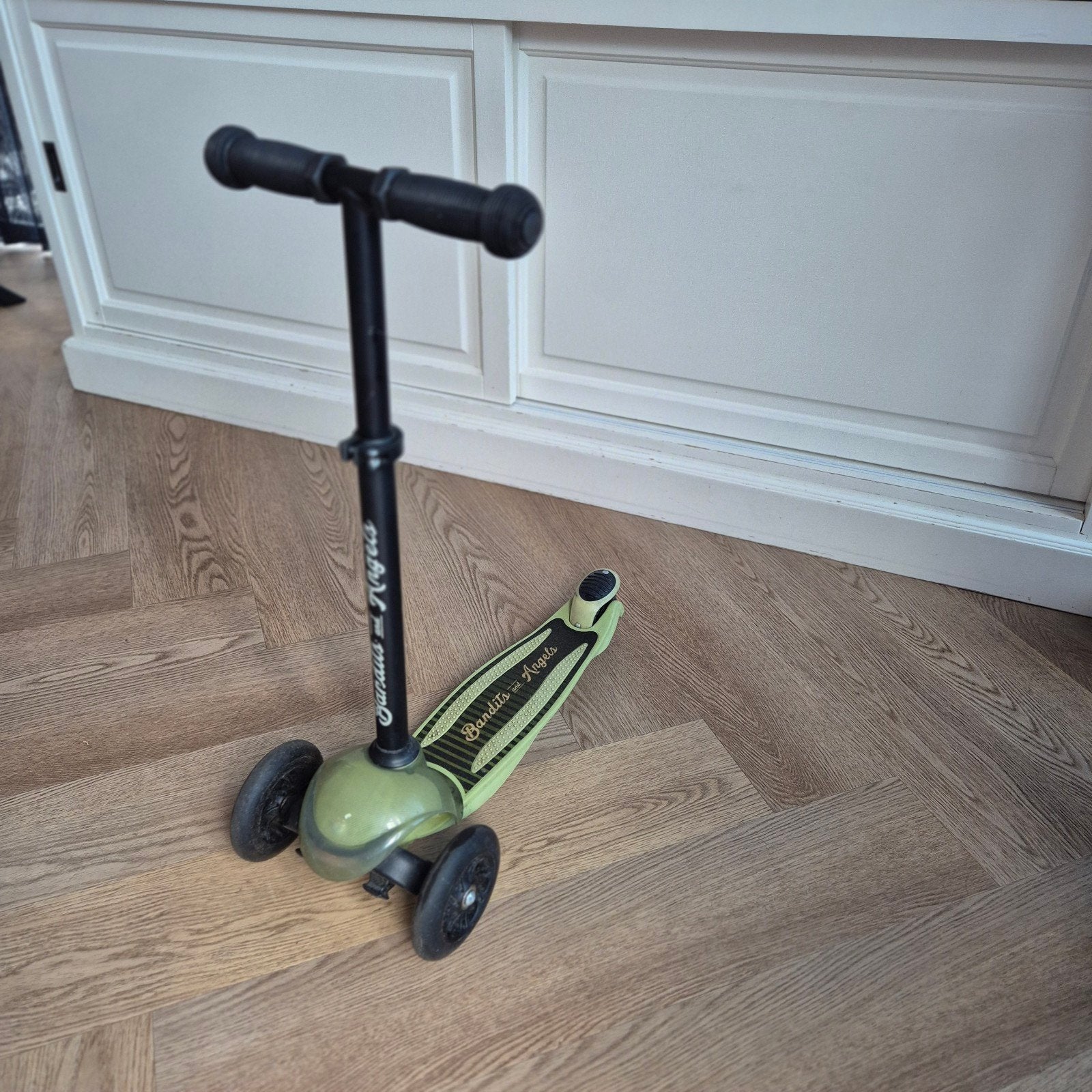 te koop: Bandits and Angel step green, Ophalen of Verzenden, Zo goed als nieuw, Gewone step, Little Adventure