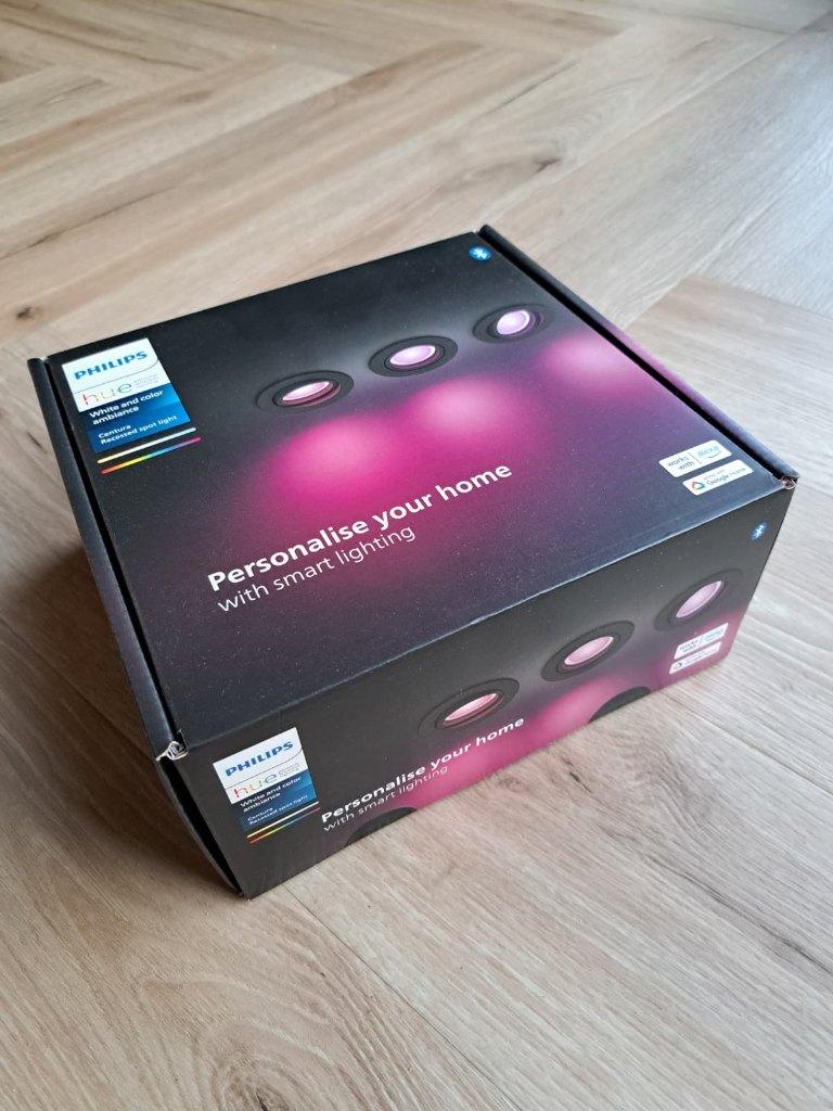 Philips Hue Centura inbouwspot 3-pack (nieuw!), Kunststof, Led, Nieuw, Ophalen of Verzenden
