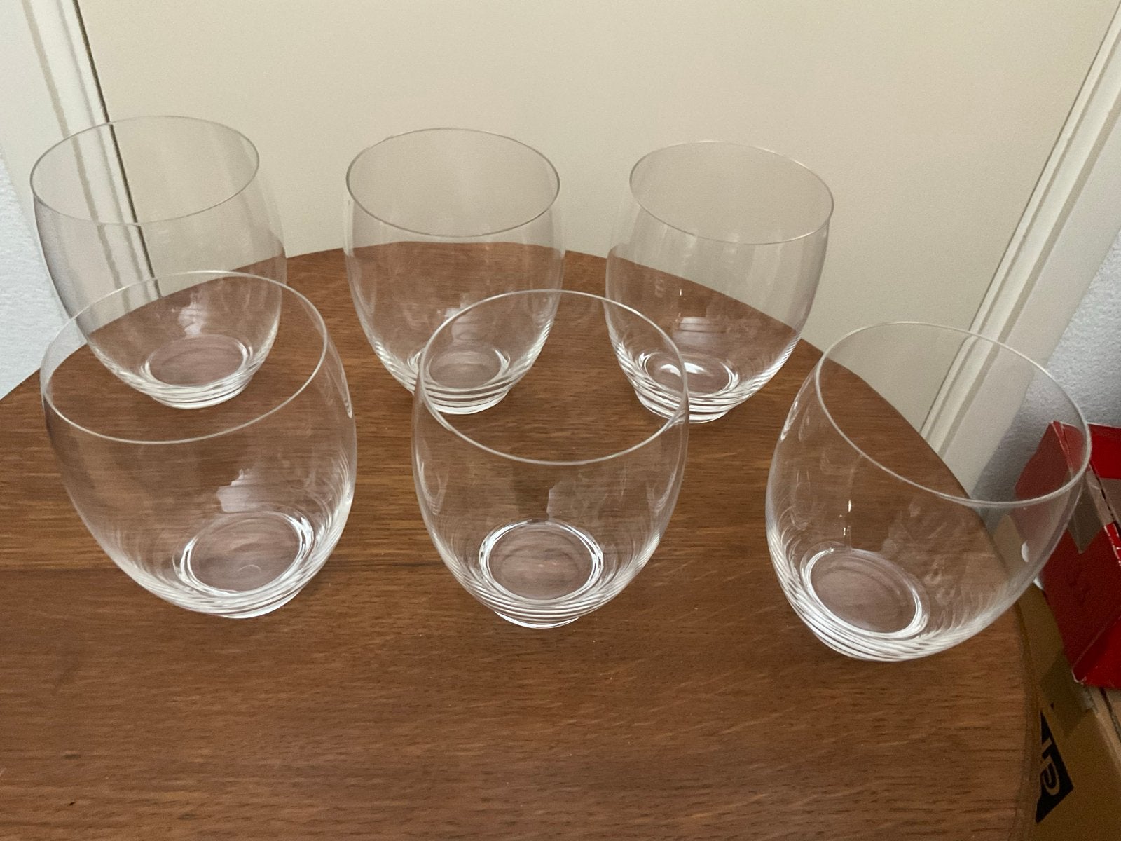 6 Kristallen Waterglazen Gilde/Condor A. Copier Leerdam, Ophalen of Verzenden