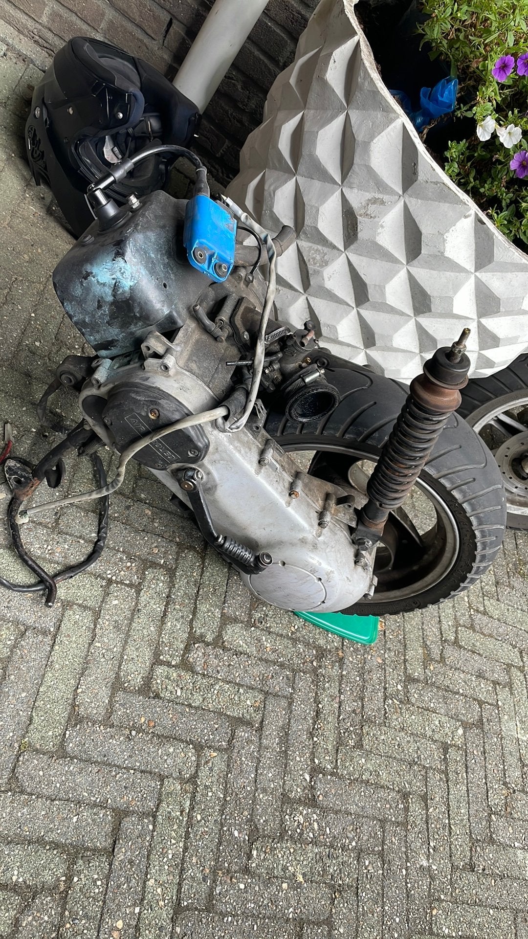 Typhoon blok 80cc 2t, Ophalen of Verzenden, Zo goed als nieuw, Tweetakt, Overige modellen