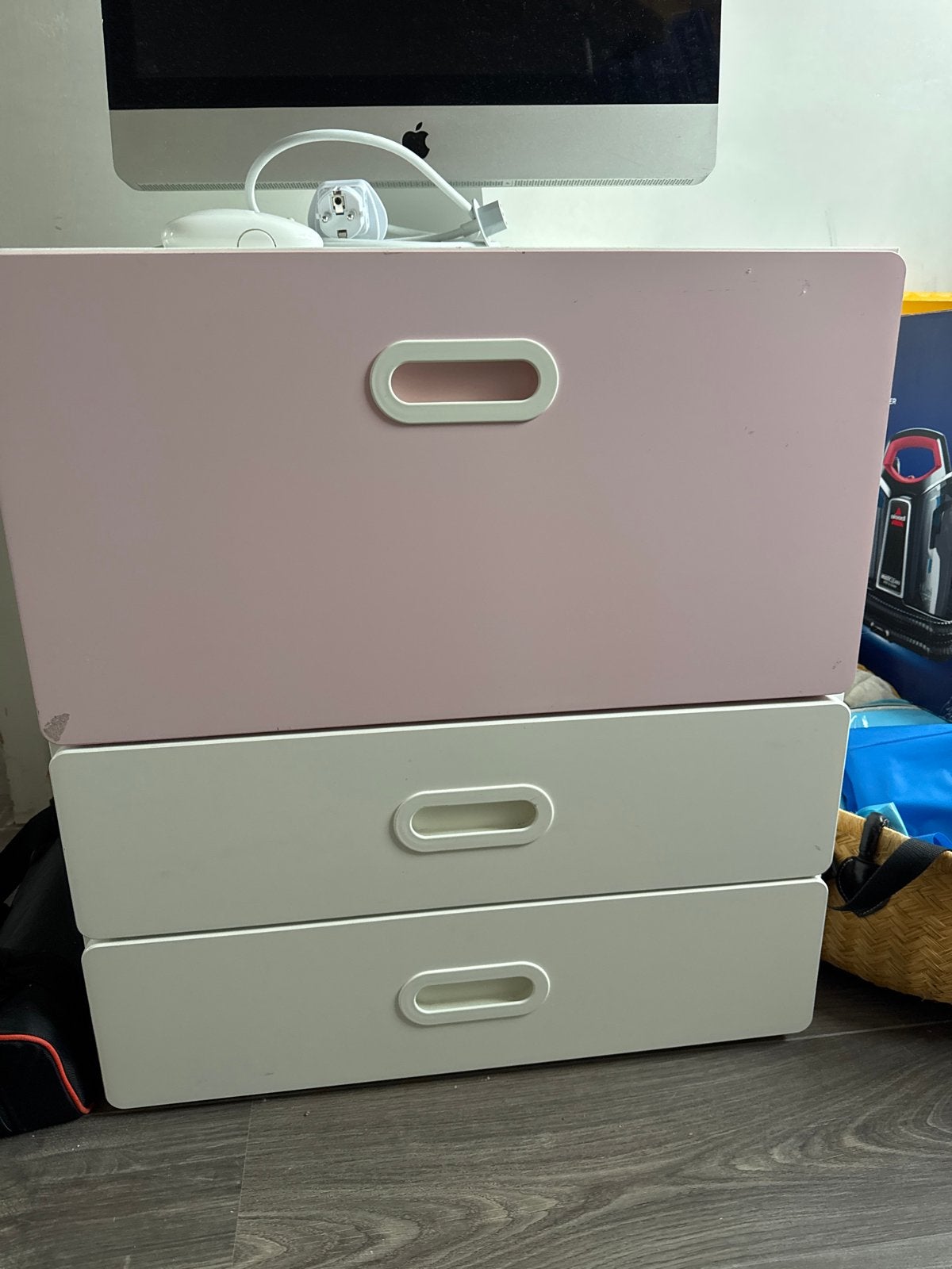 IKEA Kinderkast met lades - Roze/Wit, Gebruikt, Minder dan 50 cm, Ophalen, Minder dan 90 cm