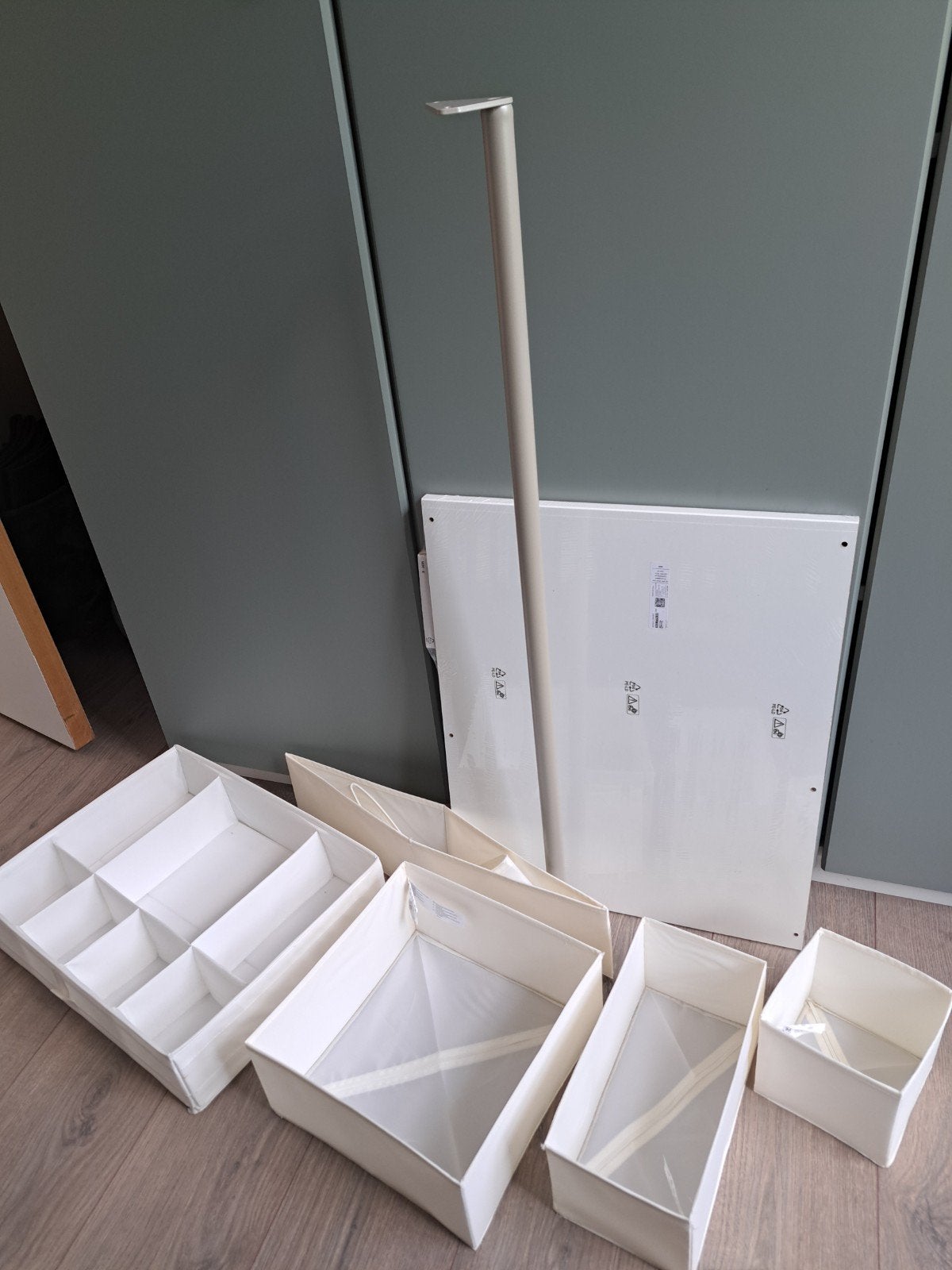IKEA Komplement en SKUBB accessoires voor kledingkast, Ophalen, Nieuw