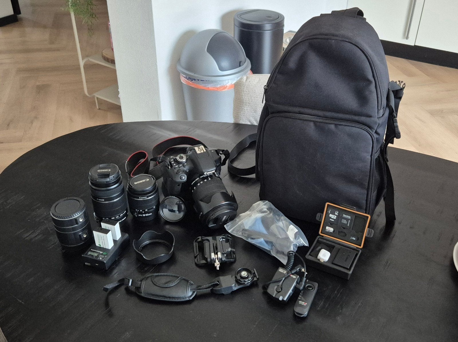 Canon EOS 750D met vele extras, Spiegelreflex, Canon, Ophalen of Verzenden, Zo goed als nieuw