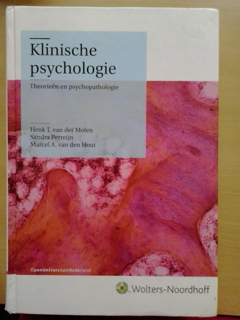 Klinische Psychologie, Gelezen, Klinische psychologie, Henk T. van der Molen / Sandra Perreijn / Marcel A. van den Hout, Ophalen of Verzenden