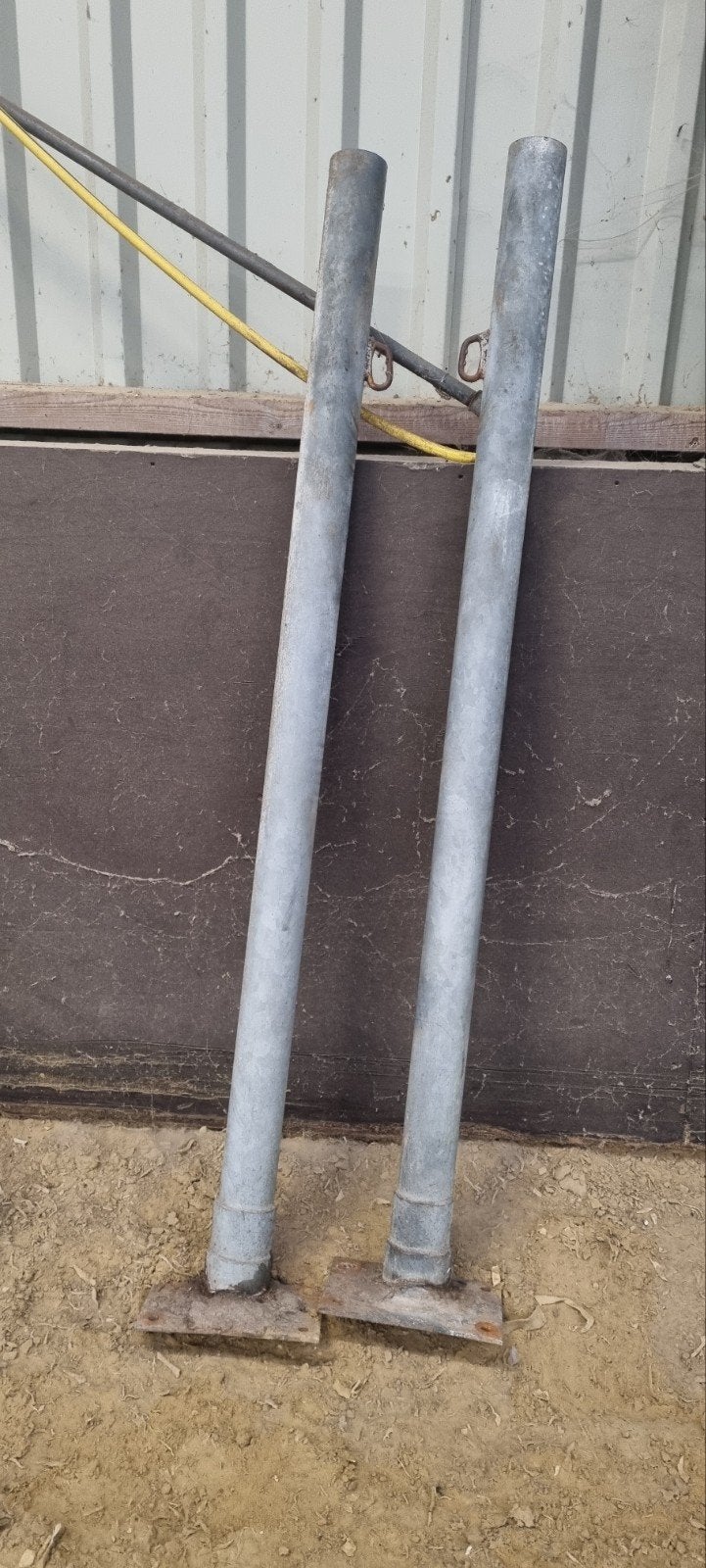 2 wasplaatspalen, Dieren en Toebehoren, Ophalen, Gebruikt