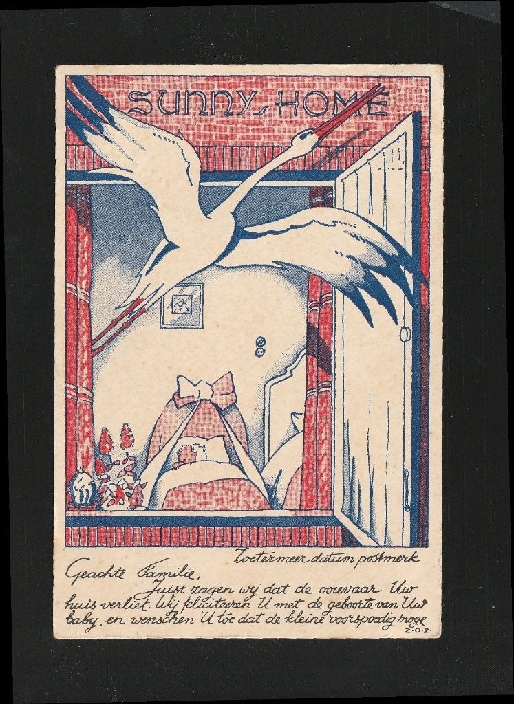 Ansichtkaart Reclame Nutricia Zoetermeer B09-4, Ophalen of Verzenden, 1920 tot 1940, Gelopen, Voertuig