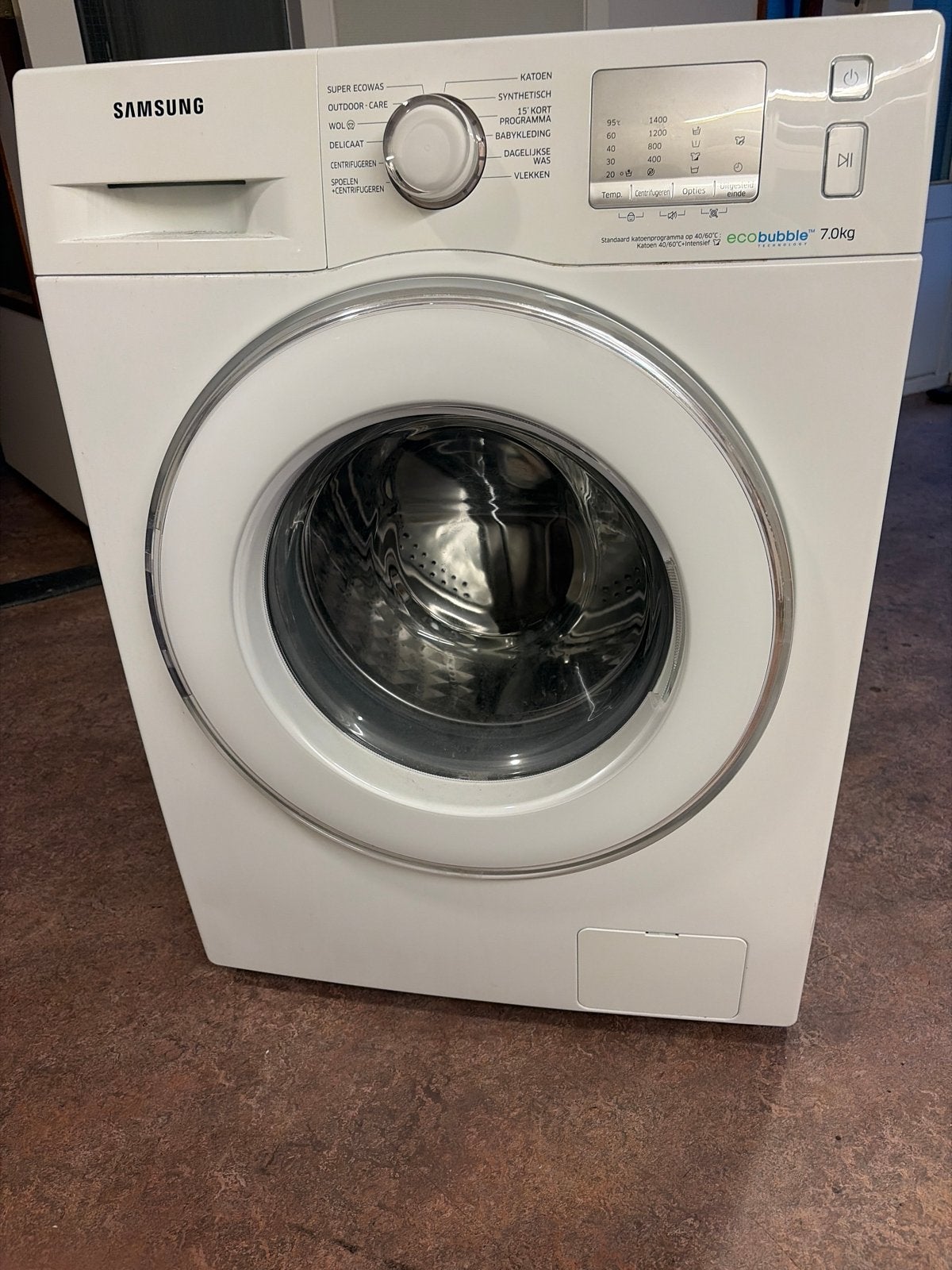 Samsung Wasmachine WF70F5EDQ4W - Trommel draait niet, Ophalen of Verzenden, Voorlader, Niet werkend, 85 tot 90 cm