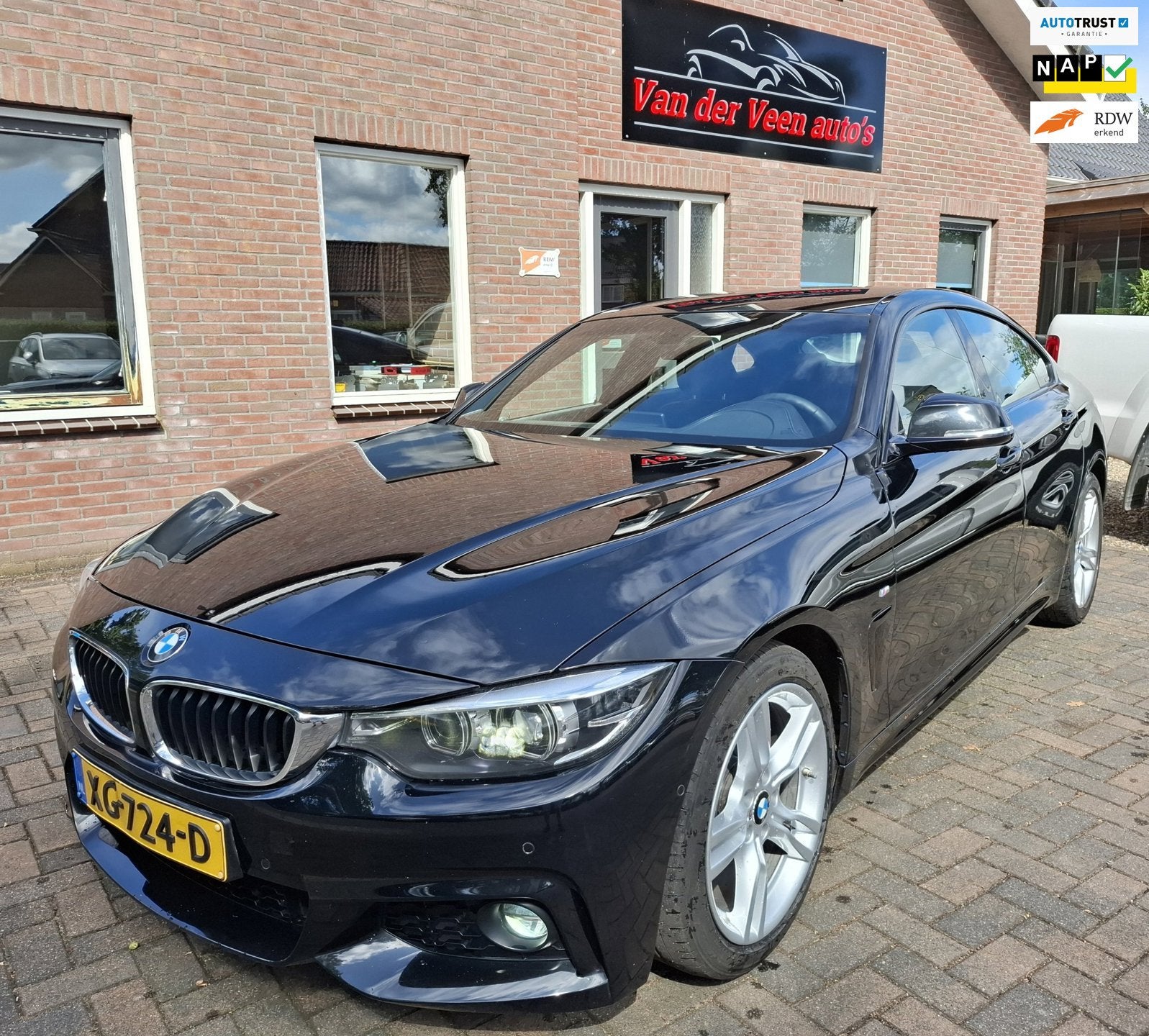 BMW 4-serie Gran Coupé 420i High Executive M-Sport. O.a. le, Automaat, 1998 cc, Achterwielaandrijving, Gebruikt