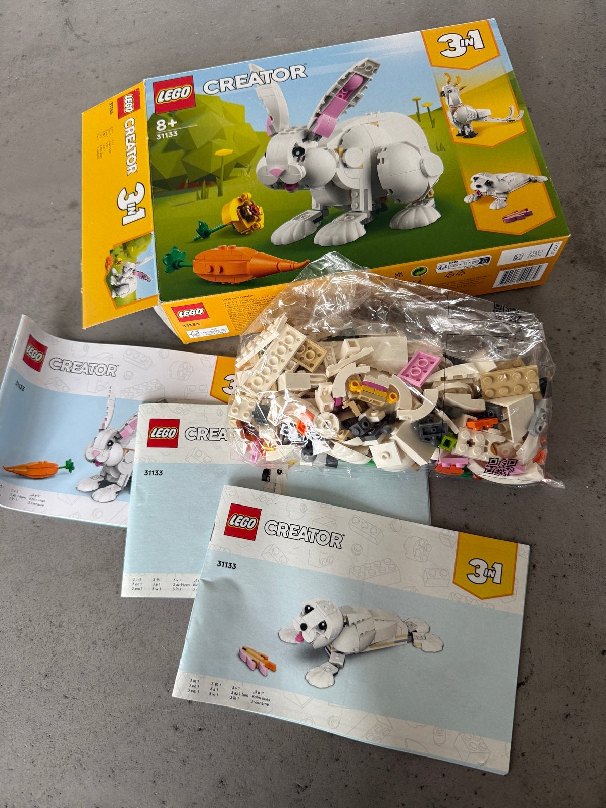 Diverse LEGO  sets: Fiat, Konijn, Aquarium, Adidas, Ophalen of Verzenden, Gebruikt