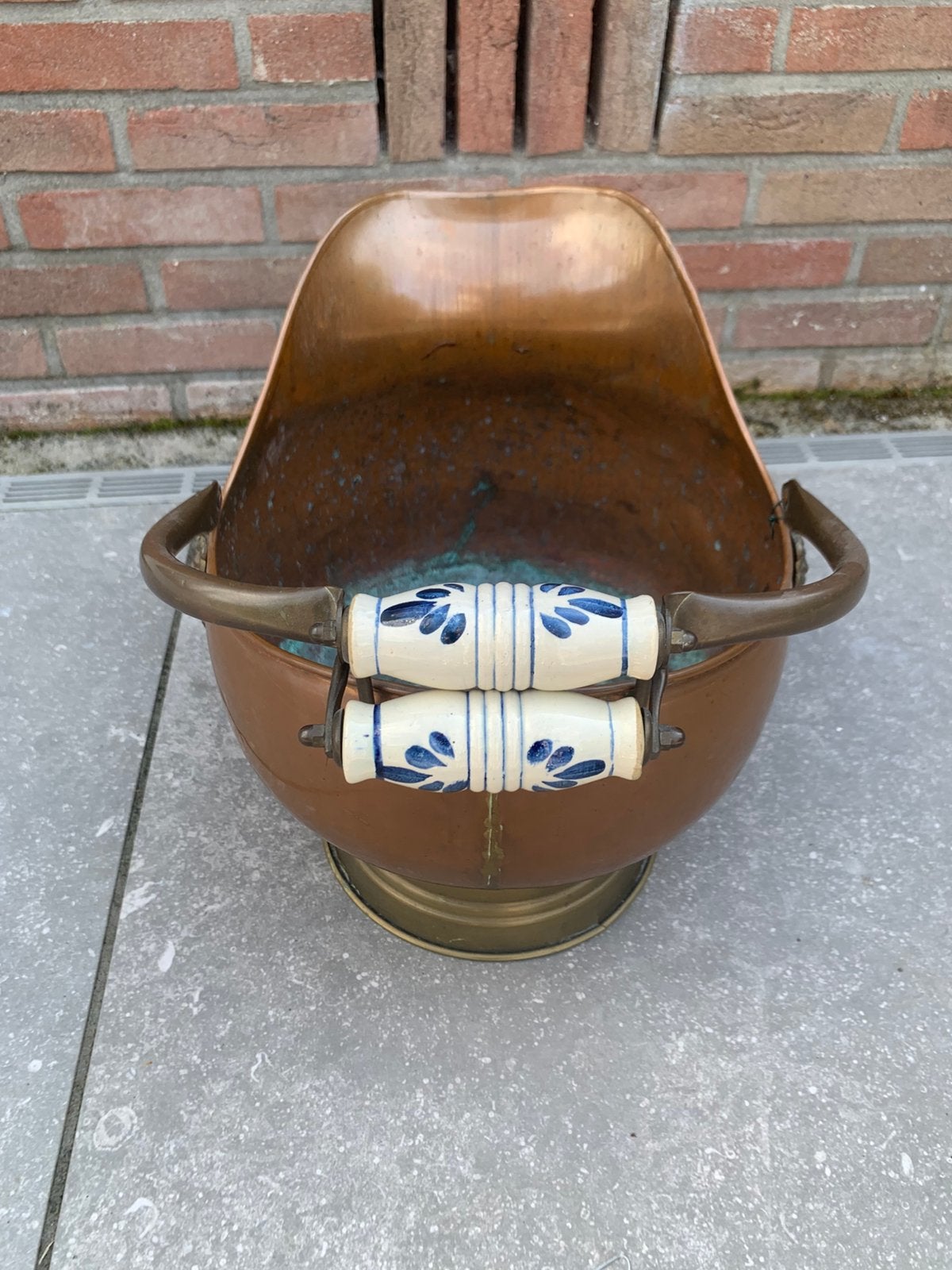 Helmkit koper, Antiek en Kunst, Antiek | Koper en Brons, Ophalen, Koper