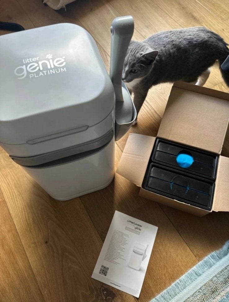 Litter genie LitterLocker platinum, Ophalen of Verzenden, Zo goed als nieuw