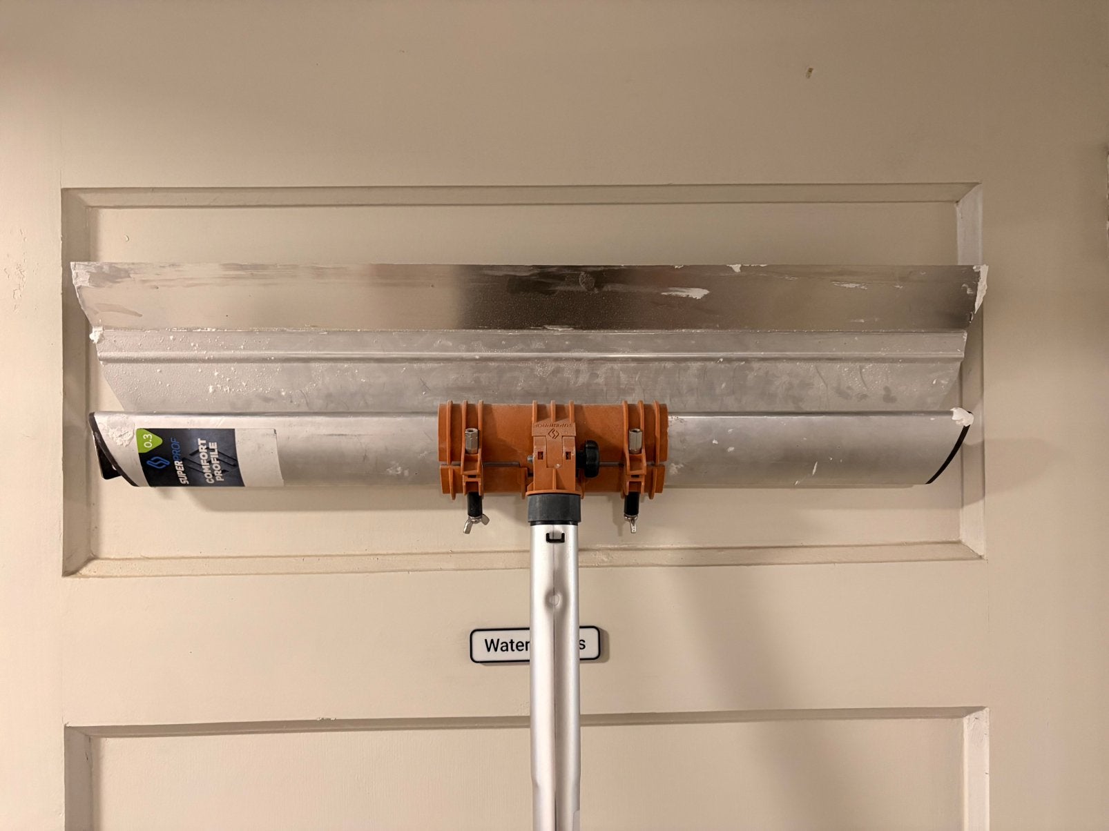 Complete Super Prof Spackmes Set 57cm met Steel en Adapter, Doe-het-zelf en Verbouw, Gereedschap | Handgereedschap, Zo goed als nieuw