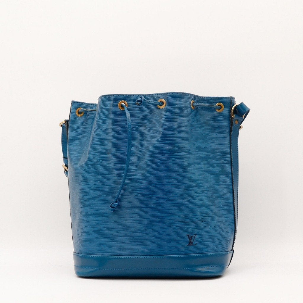 Louis Vuitton Noé épi Bleu 26x34x19 cm handtas, Verzenden, Gebruikt, Bruin, Handtas
