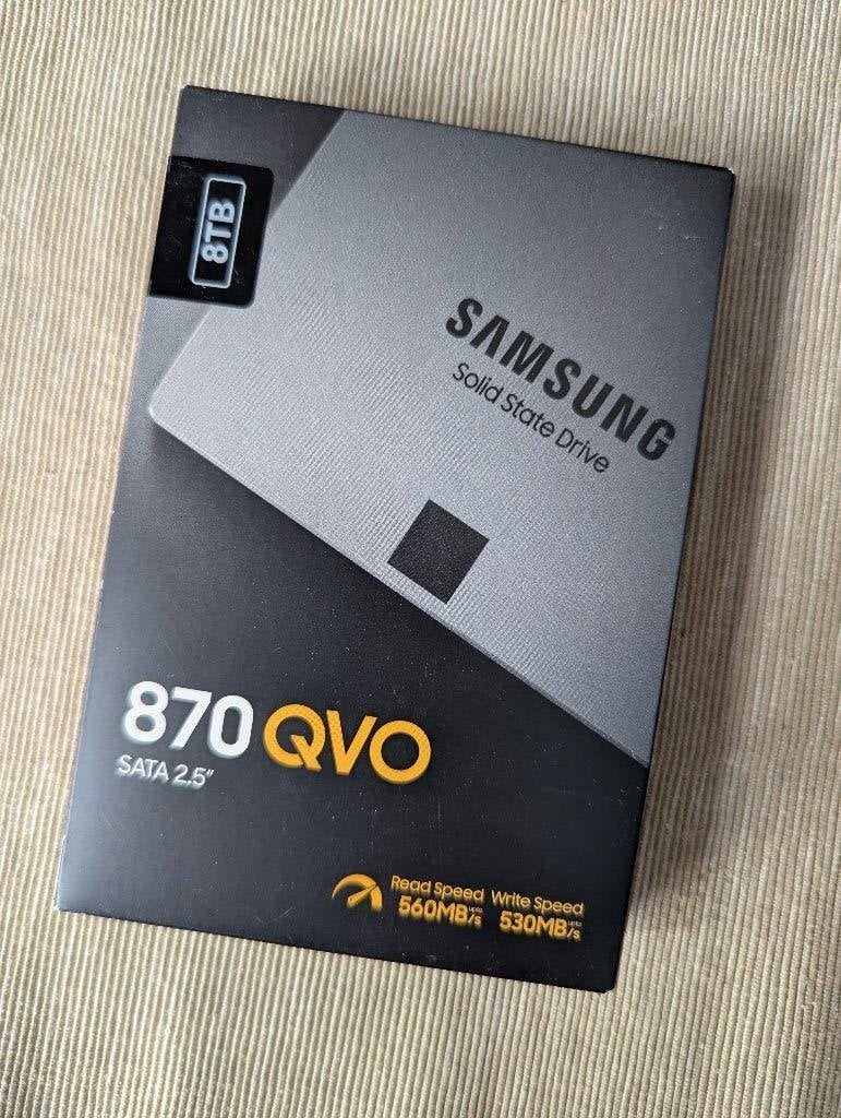 Samsung 870 QVO 8TB - Health 98% - MZ-77Q8T0BW, Intern, SSD, 8TB, Ophalen of Verzenden