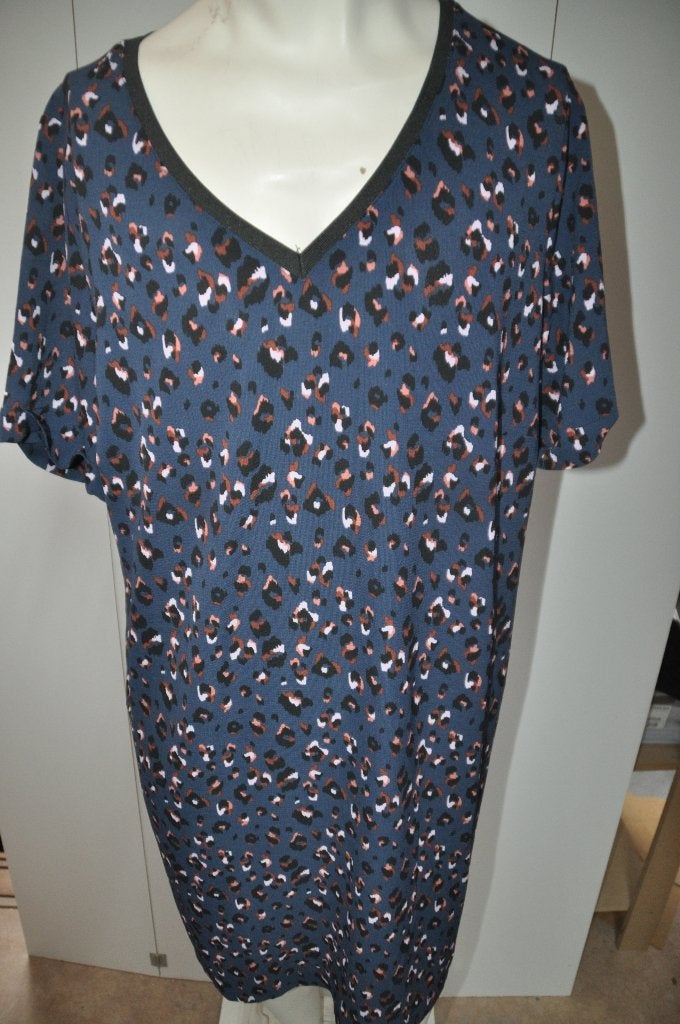 AD47 Tuniek maat XL Blauw Zwart Bruin lila, Kleding | Dames, Ophalen of Verzenden, Zo goed als nieuw, Blauw, Blouse of Tuniek