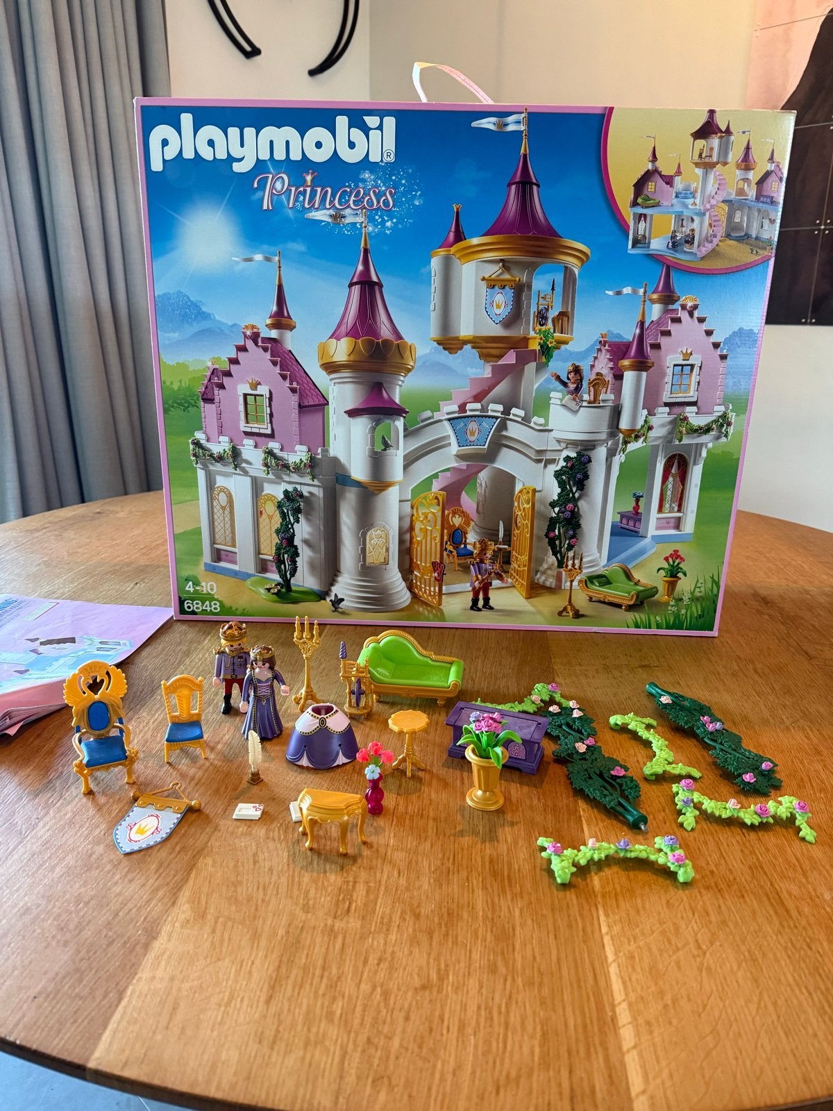 Playmobil Princess Kasteel 6848 met accessoires, Ophalen, Zo goed als nieuw, Meisje
