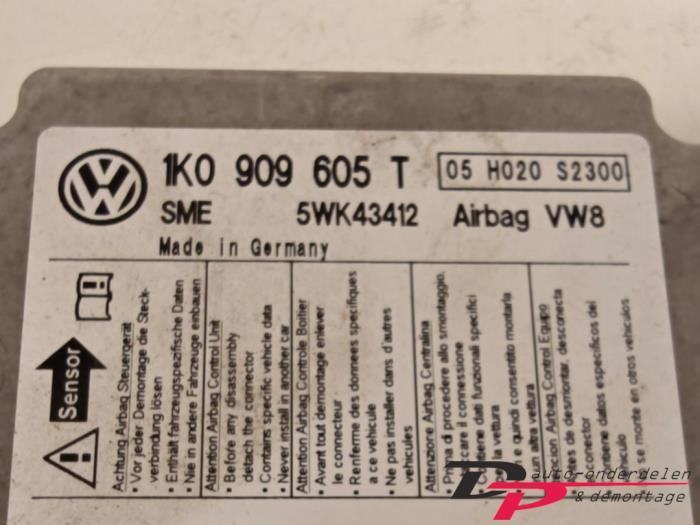 Airbag Module van een Volkswagen Golf, Auto-onderdelen, Elektronica en Kabels, Gebruikt, -, Volkswagen, -