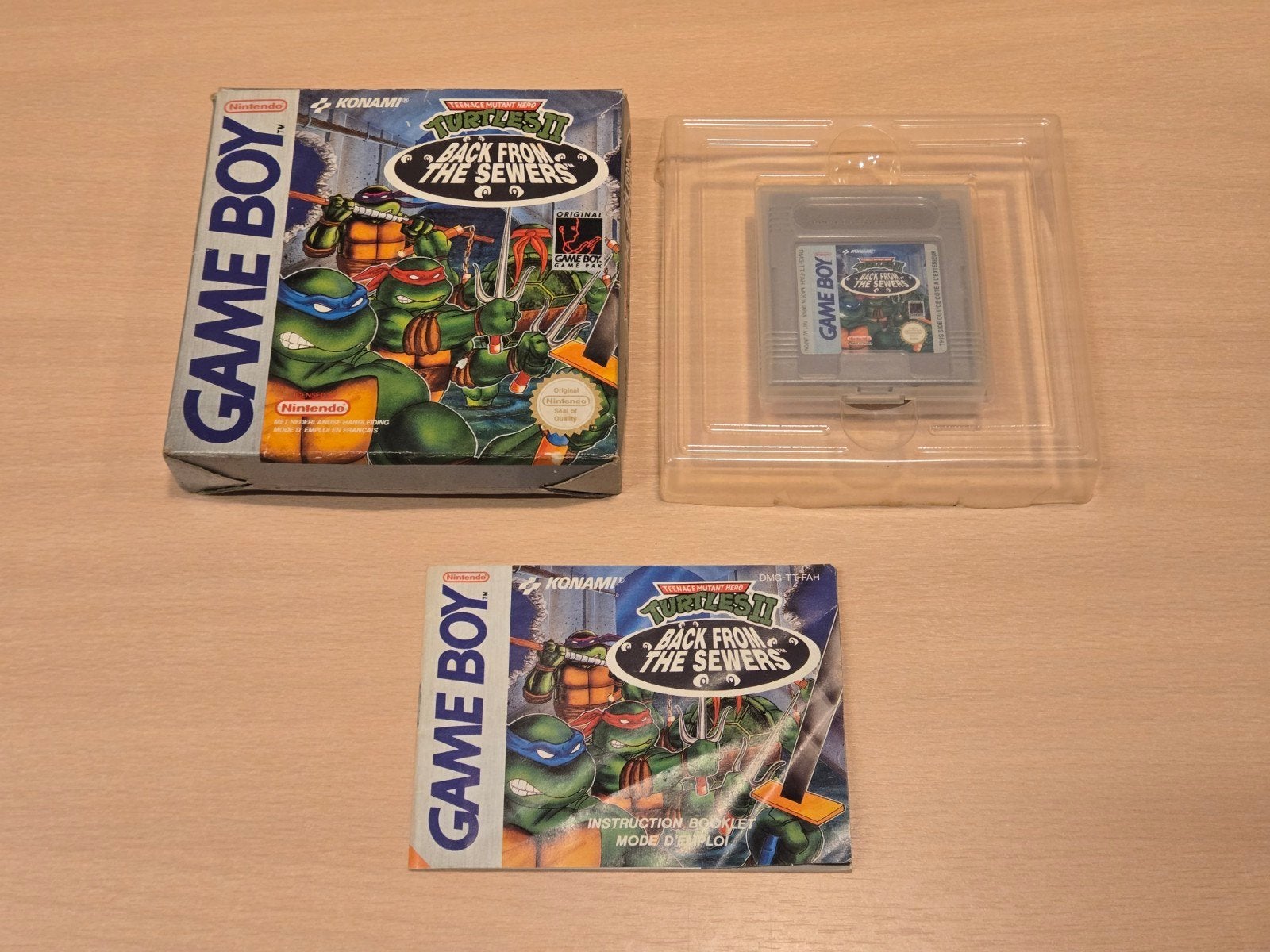 Turtles II 2 Back From The Sewers - Nintendo Gameboy, Spelcomputers en Games, Gebruikt, Support.nintendo.nl, 1 speler, Ophalen of Verzenden