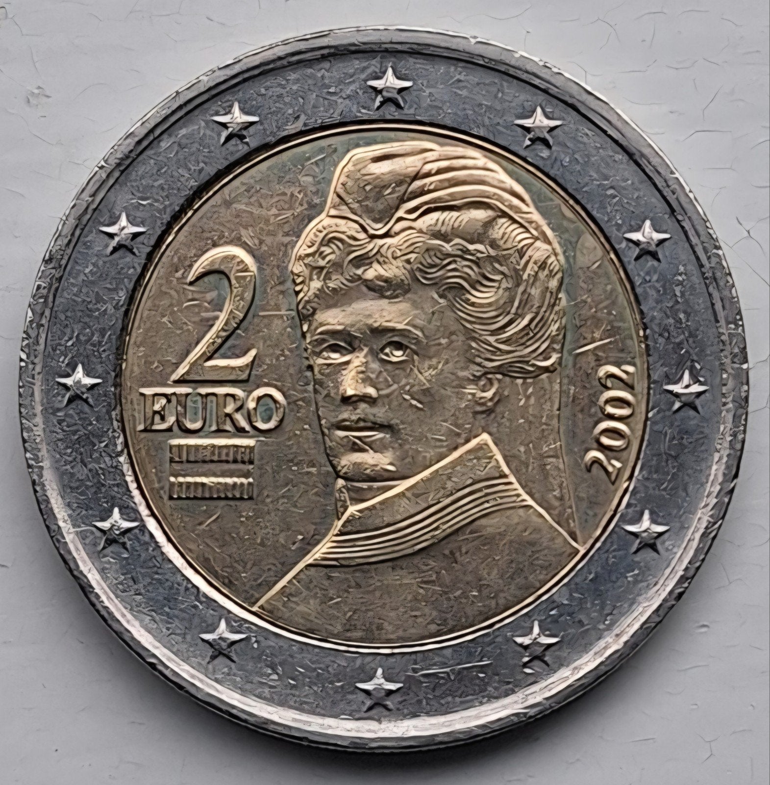2 euro 2002 Oostenrijk, Ophalen of Verzenden, Oostenrijk, 2 euro, Losse munt
