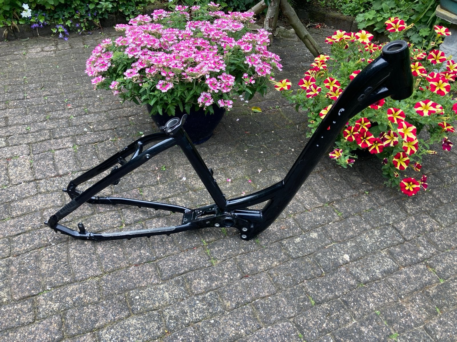 Zwart Flyer fietsframe - Gebruikt, Fietsen en Brommers, Elektrische fietsen, Ophalen of Verzenden, Gebruikt, Overige merken