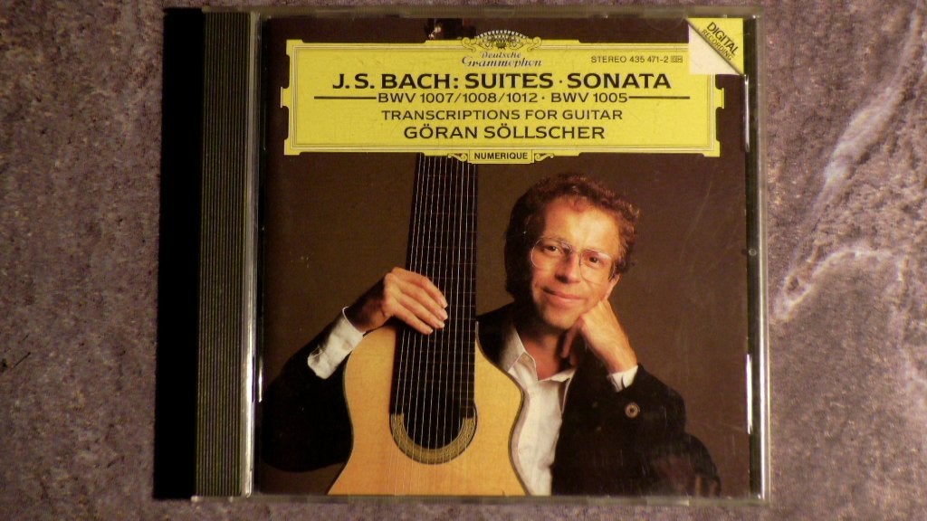 Bach : ( cello ) suites voor gitaar - Göran Söllscher, Soloconcert, Ophalen of Verzenden, Zo goed als nieuw, Barok