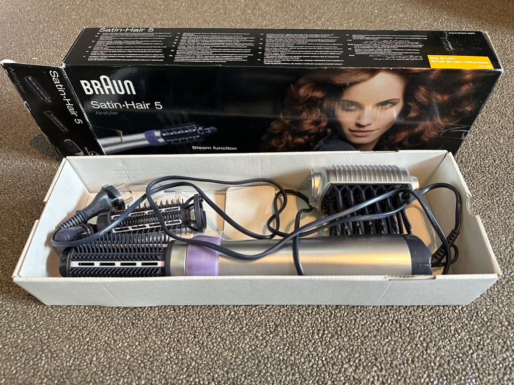 Braun airstyler Satin Hair 5 föhn, Ophalen, Zo goed als nieuw, Föhn of Haardroger
