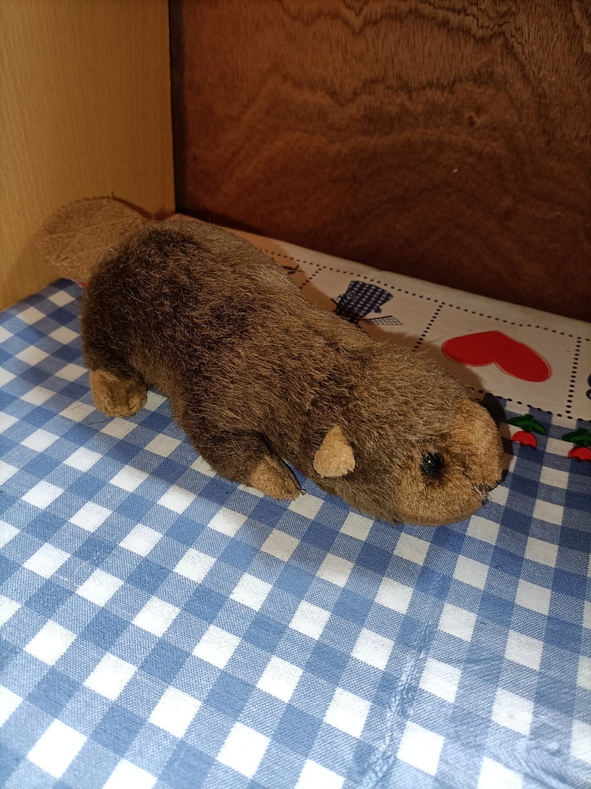 Bever knuffel 25 cm lang, Ophalen of Verzenden, Zo goed als nieuw, Overige typen