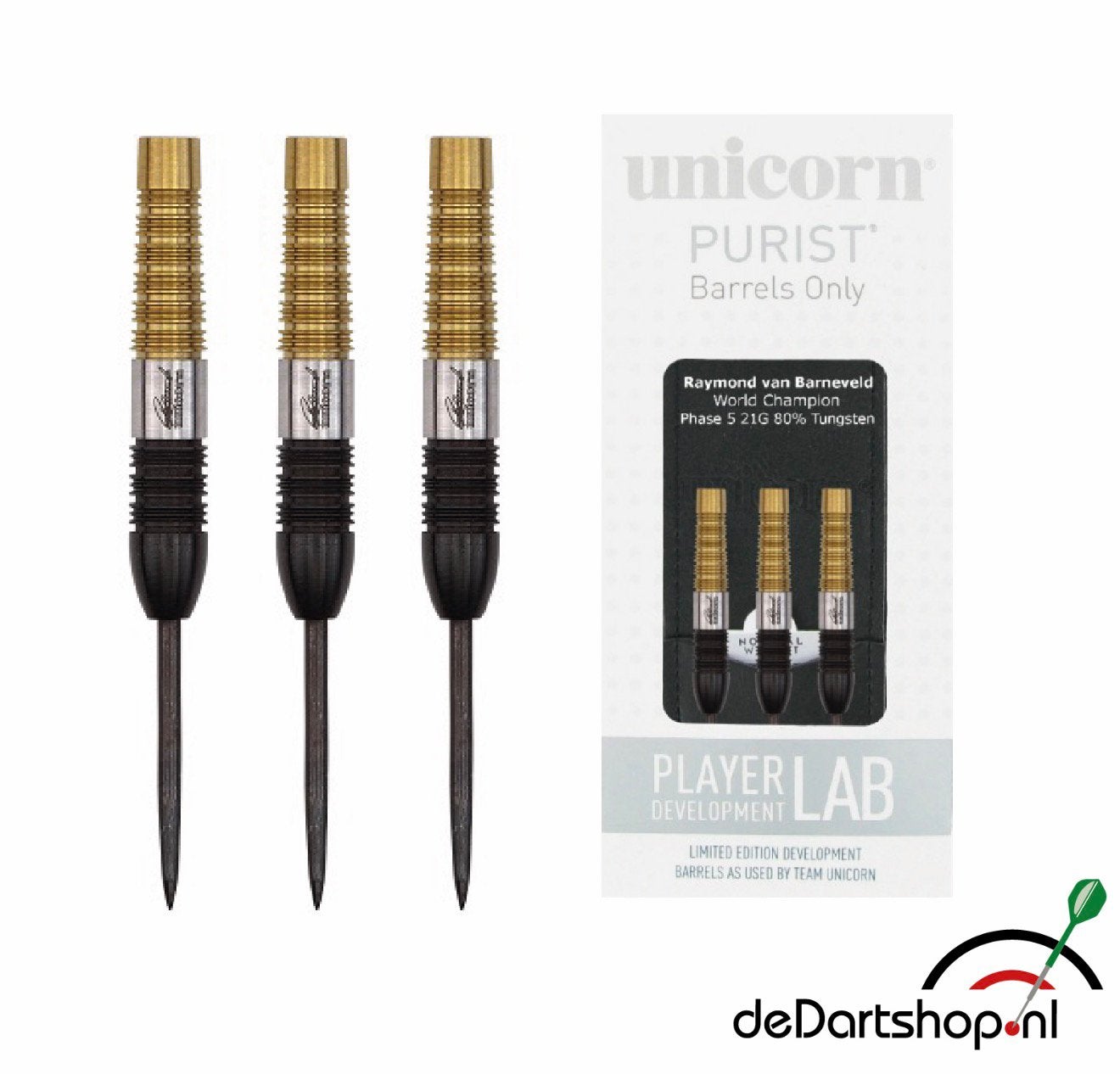 Raymond van Barneveld Unicorn Purist  24 gram, Ophalen of Verzenden, Gebruikt, Pijlen
