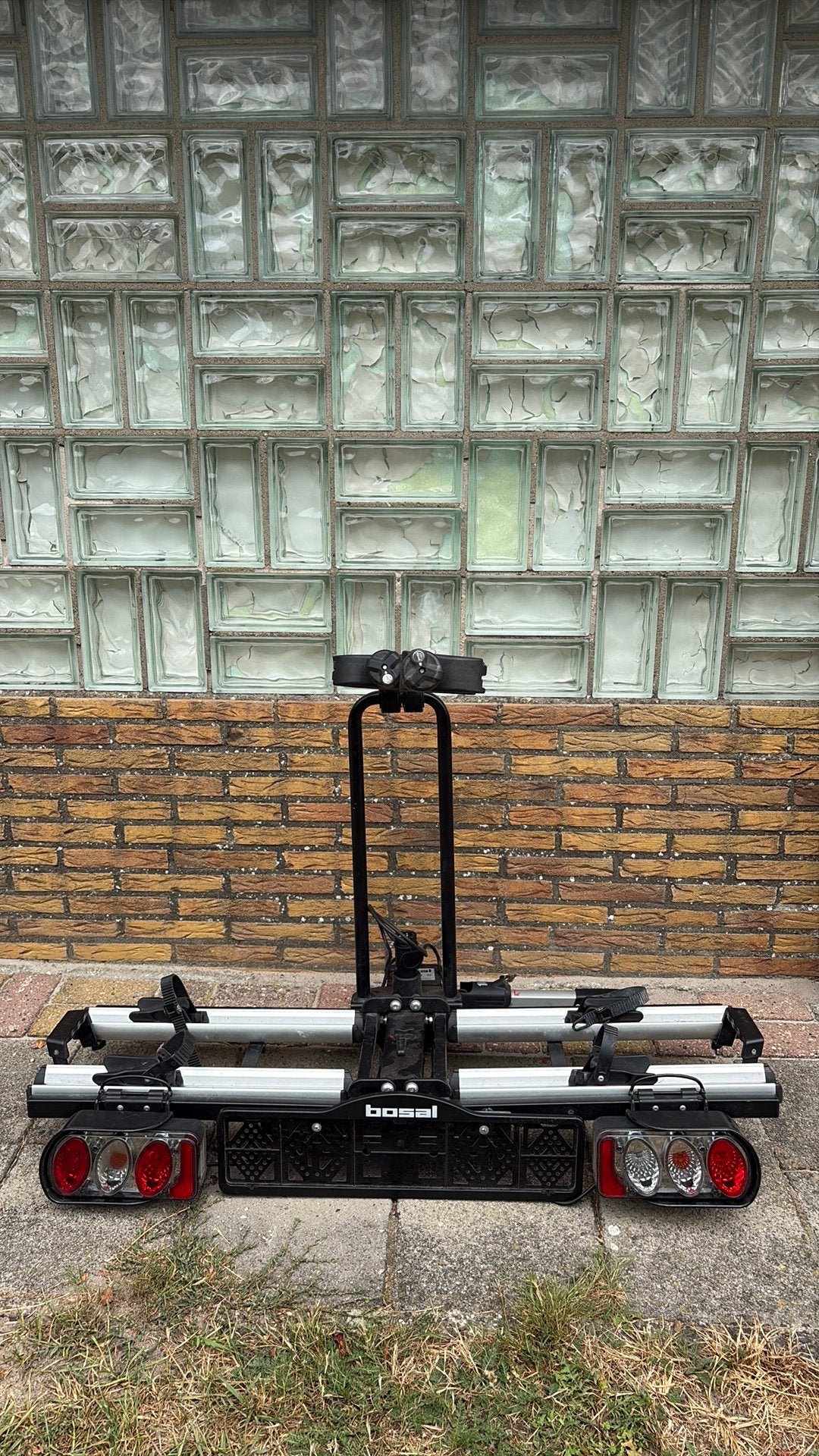 Bosal compact fietsendrager voor 2 elektrische fietsen, Auto diversen, Fietsendragers, Ophalen, Gebruikt, 2 fietsen, Trekhaakdrager