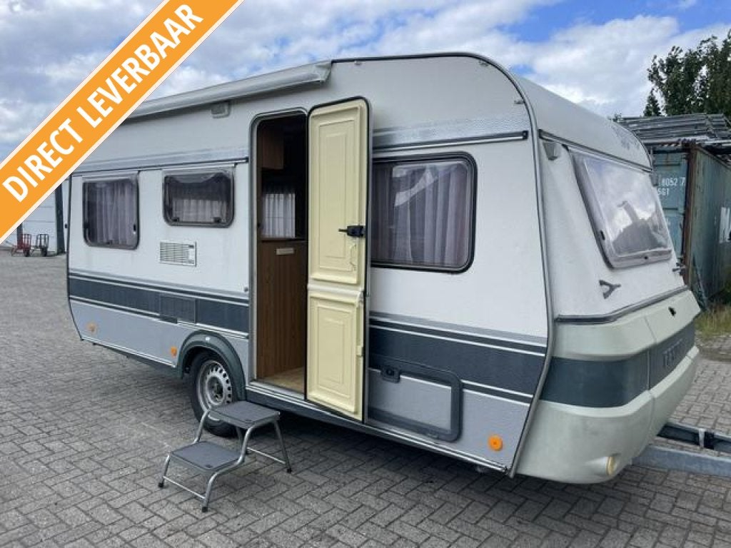 Fendt Joker 450 1994; rond+treinzit etuiluifel; nette staat, Caravans en Kamperen, Overige typen, Schokbreker, Bedrijf, Treinzit