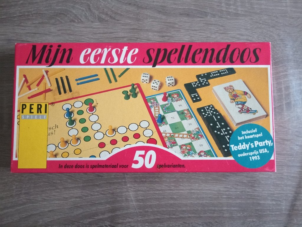 mijn eerste spellen doos, Vijf spelers of meer, Ophalen of Verzenden, Nieuw, Peri Spiele